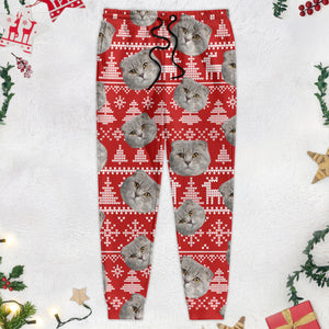 Upload Photo Christmas Matching For Cat Lovers Sweatpants N304 889864