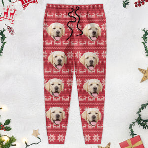 Custom Photo Christmas Is Coming Sweatpants Gift For Dog Lovers HA75 892846