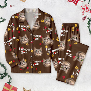 Custom Photo I Woof/Meow You Pajamas Gift For Pet Lovers HO82 894412
