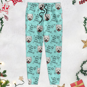 Custom Pet Photo Best Dog Dad Mom Ever, Best Fur Dad Mom Ever Sweatpants - Dog Lovers Gifts HA75 895034