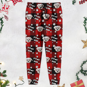 Custom Photo I Love My Dog, I Love My Cat Sweatpants HA75 895090