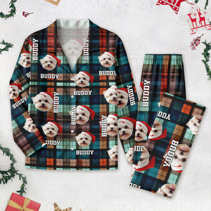 Custom Dog Photo Fluffy Pajamas Gift for Dog Lovers CH07 896268