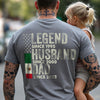 Personalized Legend Husband Dad Grandpa Back Shirt With American And Mexico Flag TH10 894317