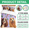Custom Dog Cartoon Ver 2 - Personalized Quilt Bedding Set For Dog Lover LM32 897153