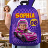 Custom Kid Photo Racing My Own Way Personalized Backpack HA75 921638