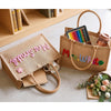 Personalized Crochet Name Teacher Tote Bag, Teacher Appreciation Gift LM32 669277