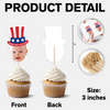 Custom Photo Born In America's 250th Years - First 4th Of July Personalized Cupcake Toppers HA75 921674