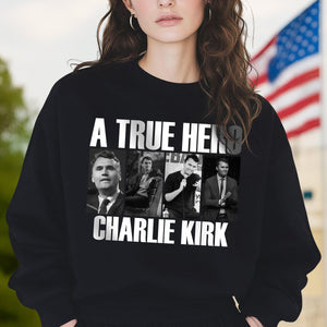 A True Hero Charlie Kirk Rest In Peace Dark Shirt HO82 65768