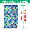 Custom Photo Blue Palm Beach Towel HO82 894066