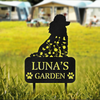 Custom Name Dog Garden Grave Marker - Personalized Pet Memorial Garden Stake HO82 902184