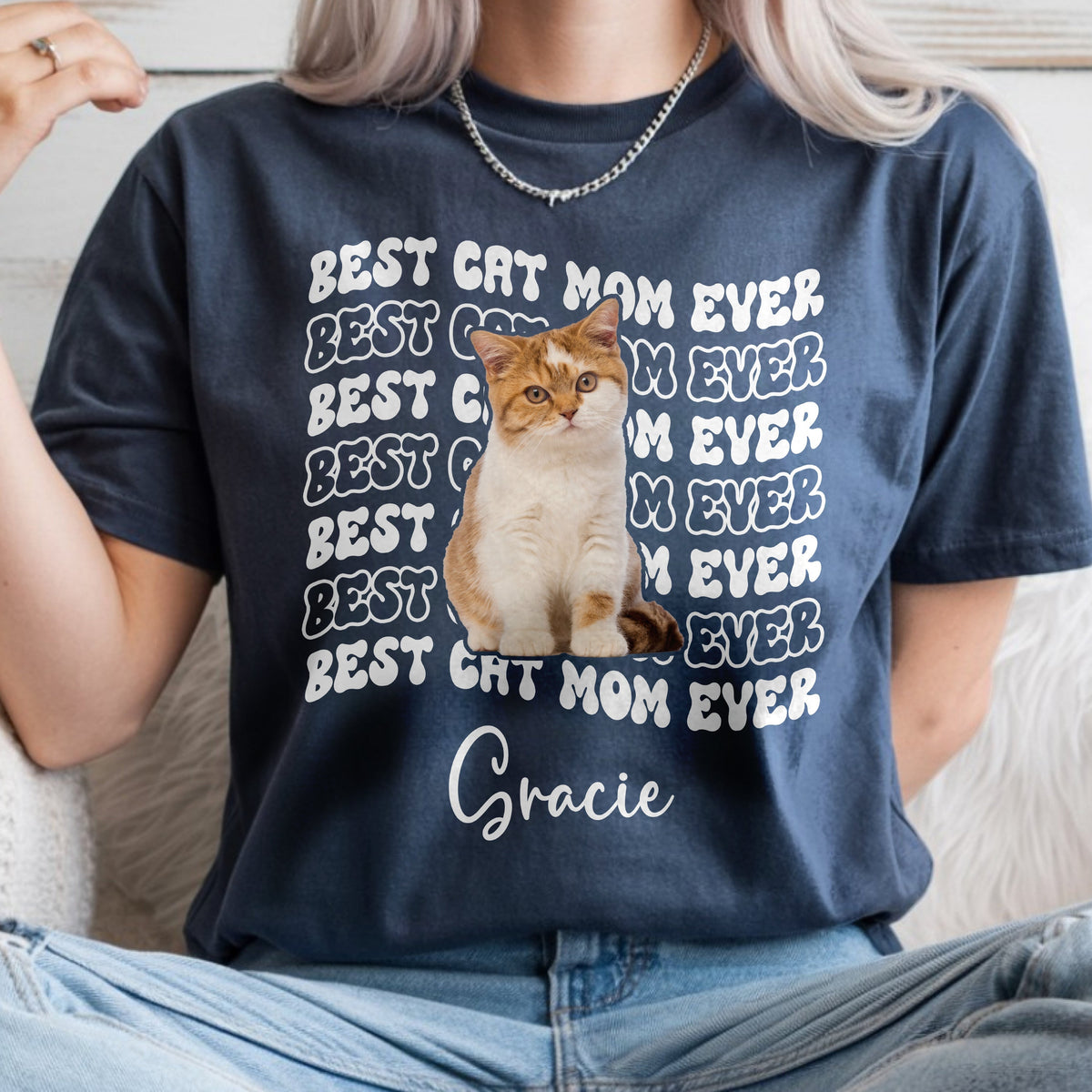 Custom Photo Best Dog Dad Ever Comfort Shirt - Father’s Day Gift for Dog & Cat Owners HA75 921372