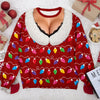 Personalized Funny 3D Big Boobs With Silly Xmas Leds Pattern All-Over-Print Ugly Sweater - Party Cosplay Costume Xmas Gift HO82 903664