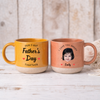 Custom Photo Our First Father Mother's Day Together Pottery Mug for New Mom New Dad LM32 899625