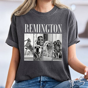 Custom Dog Photo Bootleg Comfort Color Shirt Gift For Dog Lovers CH07 899376