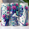 Skeleton With Rose Skinny Tumbler HO82 894956