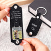 Custom Photo I Love You Daddy Metal Tag Leather Keychain - Father's Day Gift LM32 669139