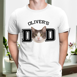 Custom Photo Cat - Cat's Dad, Cat's Mom Bright Shirt HA75 892472