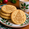 Personalized Family Name Merry Christmas With Christmas Tree Cookie Stamp - Holiday Baking Gift For Family HA75 919604