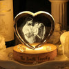 Custom Family Photo Engraved Crystal Photo With Light HA75 898206