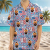 Custom Photo USA 250th Anniversary Floral American Flag Hawaii Shirt HA75 898940