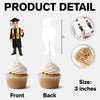 Custom Photo Class Of 2026 3D Cartoon Style Graduation Cupcake Toppers HA75 920074