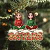 Besties Forever - Personalized Acrylic Ornament LM32 895943
