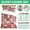 Custom Christmas Family Photo Bedding Set CH07 899936