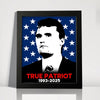 American Patriot Charlie Kirk With USA Flag Picture Frame HO82 65818