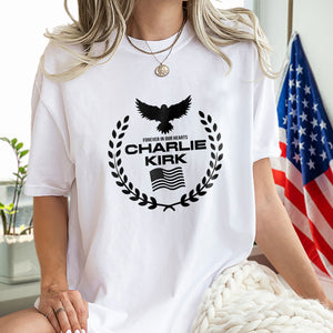 Charlie Kirk Memorial Bright Shirt LM32 65529