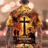 250 Years Faith and Freedom Hawaiian Shirt USA 250th Anniversary Gift CH07 911830