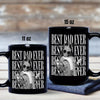 Personalized Vintage Photo Best Dad Mom Ever Black Mug Gift For Father's Day HA75 921432