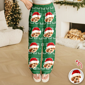 Custom Photo Christmas Is Coming Sweatpants Gift For Dog Lovers HA75 892846
