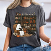 Retro Ghost Reading Book Comfort Shirt, Halloween Librarian Teacher Gift LM32 669569