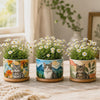 Custom Cute Dog Cat Mosaic Style Photo Plant Pot For Dog, Cat Lovers LM32 670609