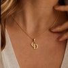 Custom Initial Necklace, Two Letter Necklace, Personalized Double Initial Necklace, Couple Gift for Her HA75 898600
