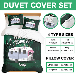 Life Is Better At The Campsite Personalized Quilt Bedding Set LM32 897291