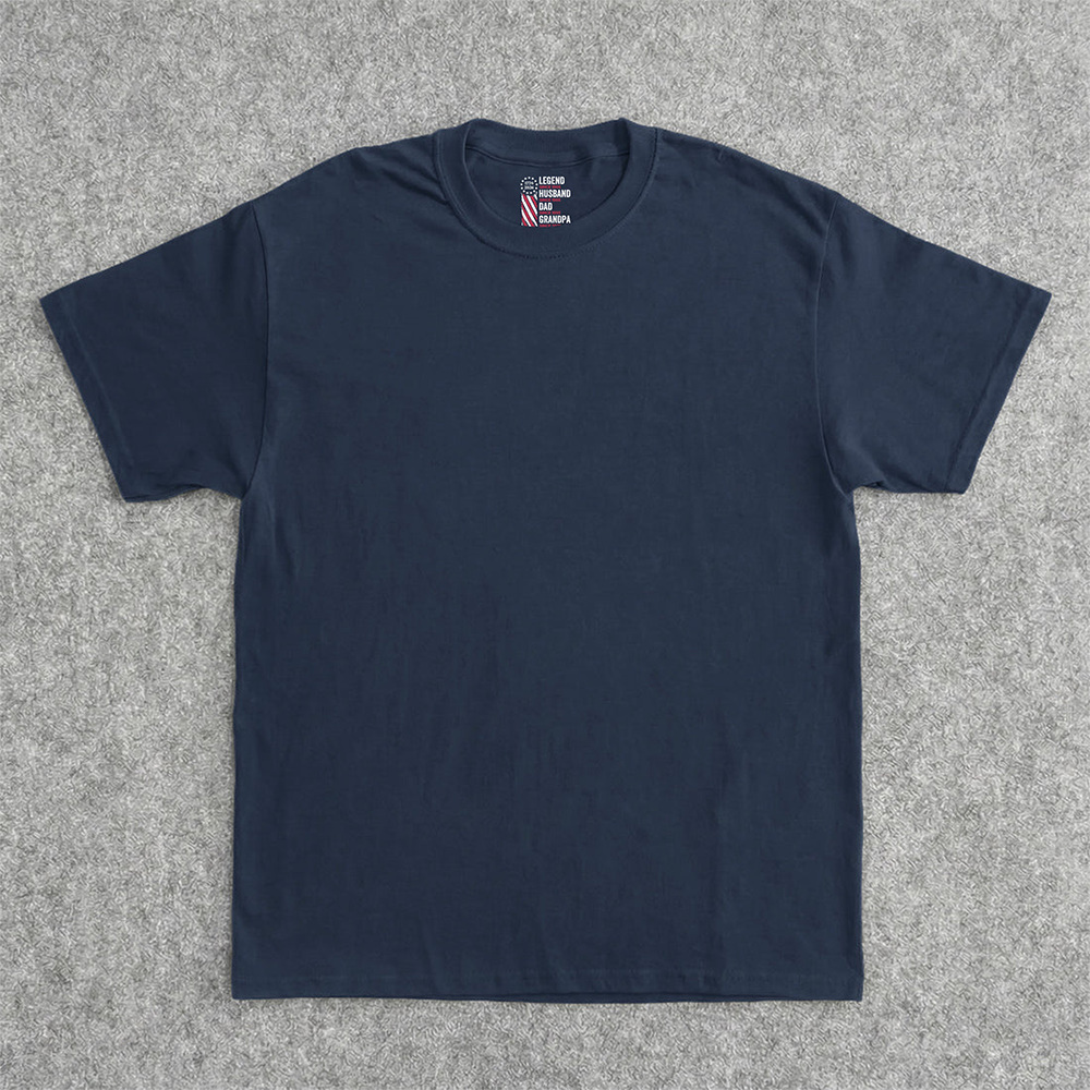 Personalized Legend, Husband, Dad And Grandpa Back Neck Shirt HO82 901816