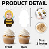 Custom Photo Funny Kid Animal Cosplay Decoration Cupcake Toppers HA75 892112