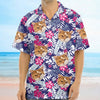 Custom Photo Funny Face Cat Family Hawaii Shirt Summer Gift HA75 892254