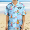 Custom Cute Face Baby Dancing Proud Of Top Dad Summer Vibe Hawaii Shirt LM32 893435