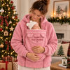 Personalized Baby's First Christmas with Mom Hands-Free Babywearing Hoodie LM32 670077