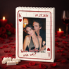 Personalized Couple Photo Playing Card Puzzle Building Brick Blocks LM32 899173