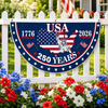 USA 250 Years 1776 - 2026 Non-Pleated Fan Flag TH10 170157