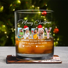 Custom Photo Merry Christmas Dad Family Whiskey Glass Gift For Dad HO82 894340