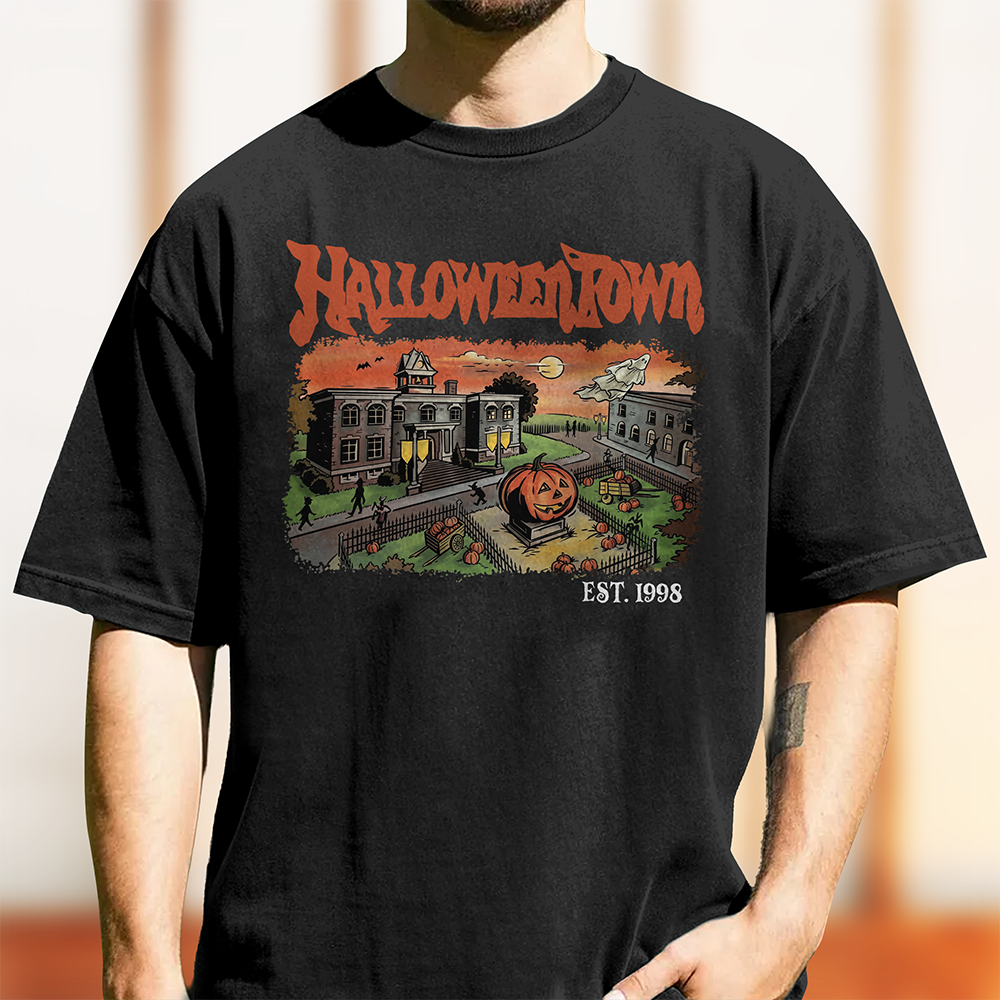 Vintage Retro Halloweentown University EST. 1998 Comfort Shirt LM32 669565