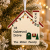 Custom New Home Christmas Acrylic Ornament for Housewarming Gifts for New Home Address LM32 669703
