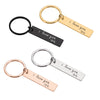Custom Metal Couple Keychain Personalized Matching Keychains Anniversary, Valentine's Day Gifts HA75 920154