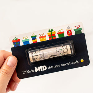 Personalized Gift Merry Christmas BRUH Money Holder Card LM32 897325