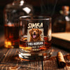 Custom Dog Cat Photo This Human Belong To Us Whiskey Glass HO82 902710