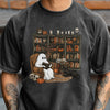 Retro Ghost Reading Book Comfort Shirt, Halloween Librarian Teacher Gift LM32 669569